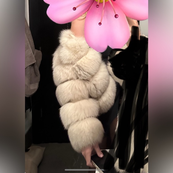 Real Fox fur bubble coat - Picture 2 of 5